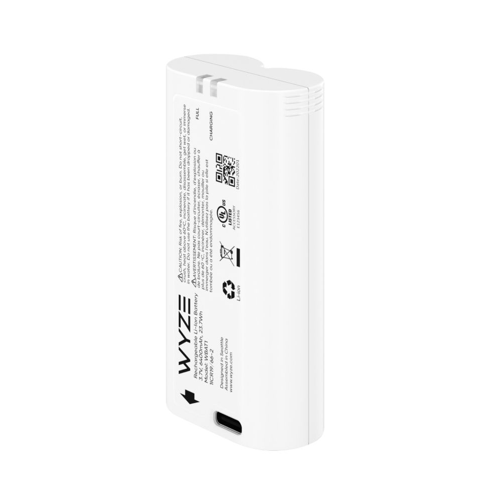 wyze removable battery pack