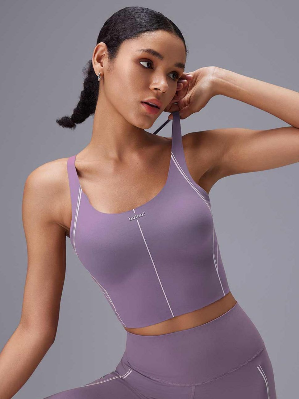 Printed Spaghetti Strap Tank Top | Twilight Purple / S (4-6)