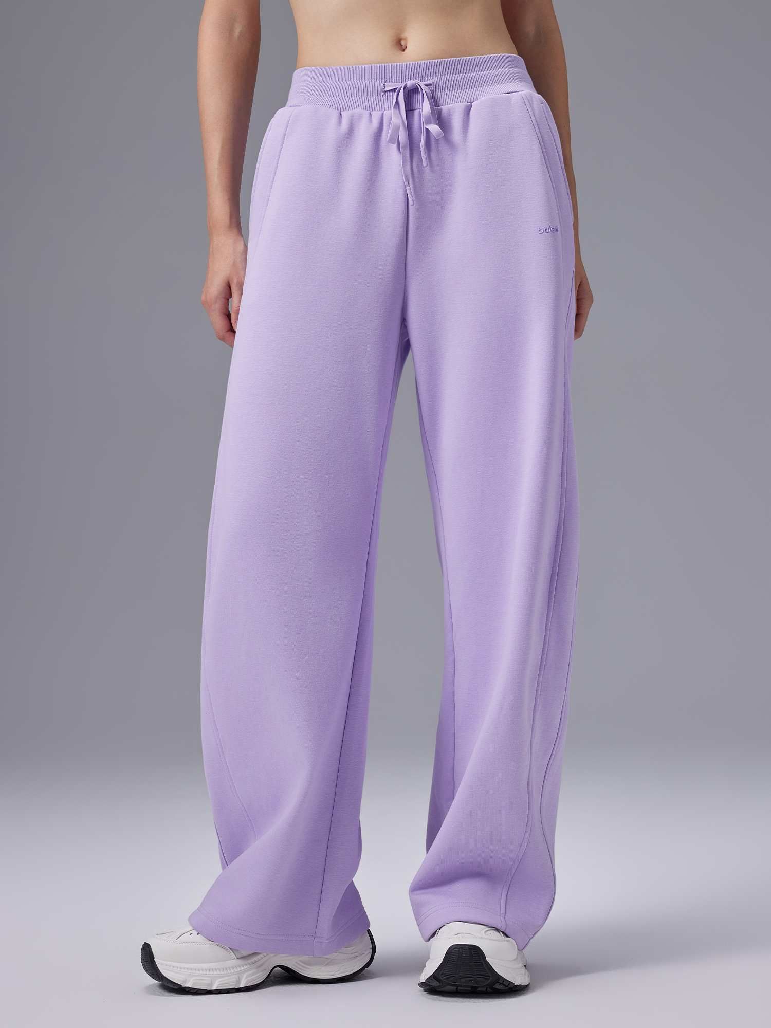 Cozy Fleece Wide-Leg Pants | Purple Rose / XS
