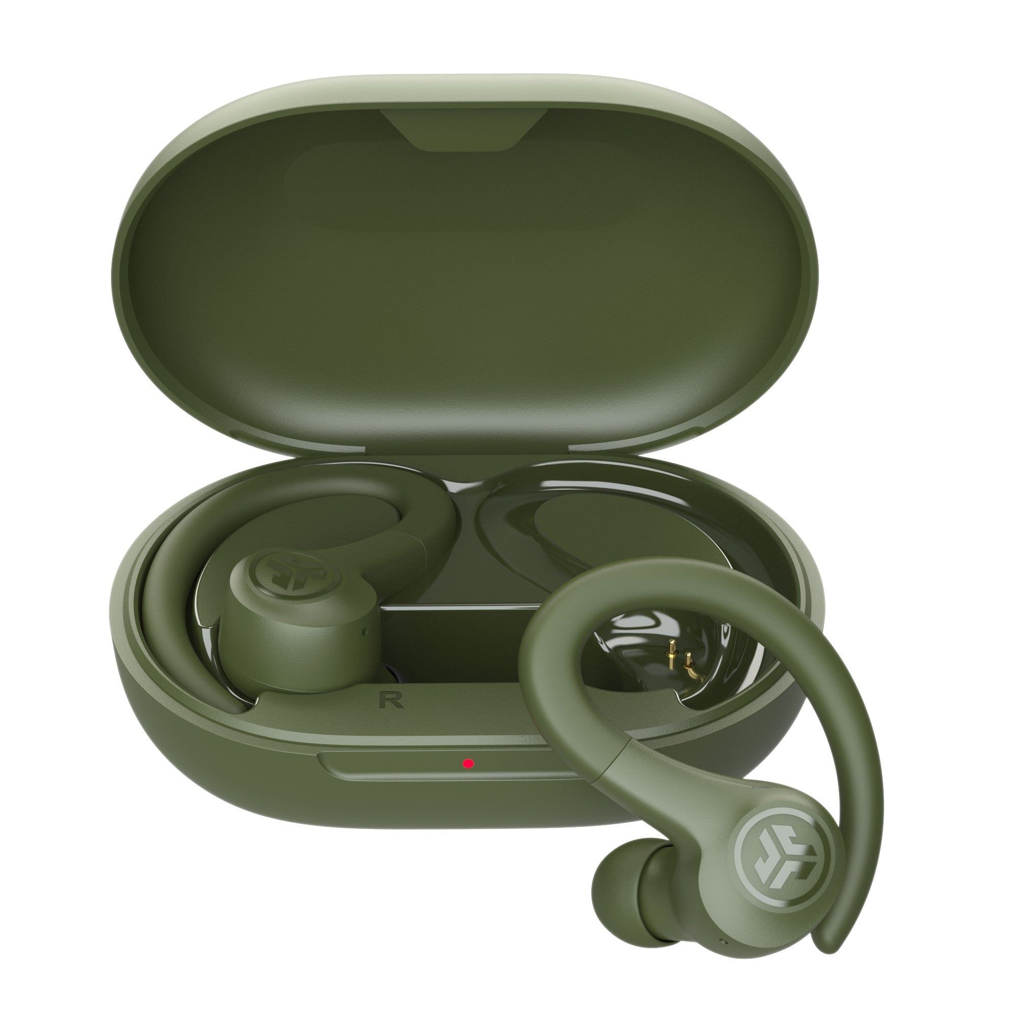 go sport+ true wireless earbuds green