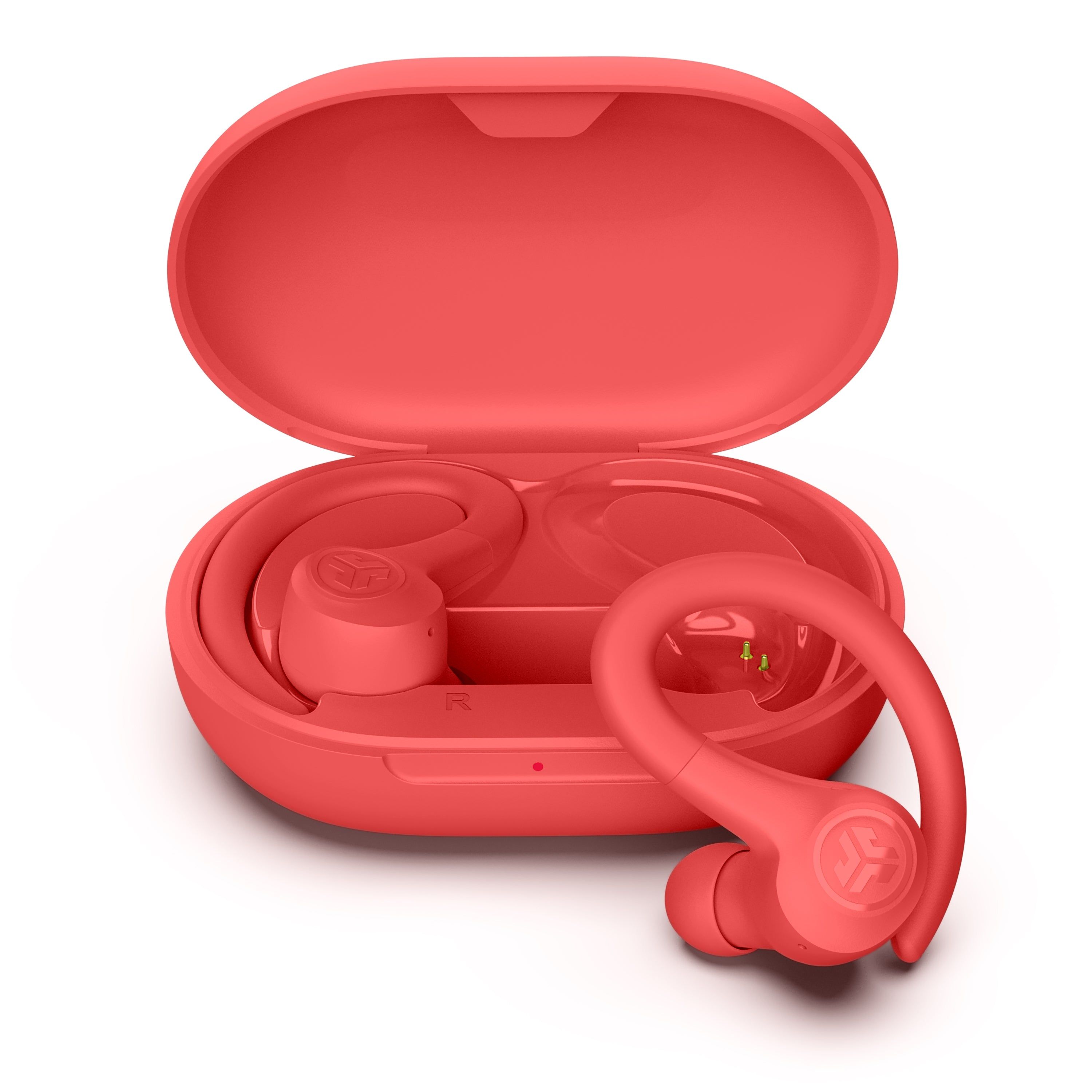 go sport+ true wireless earbuds coral