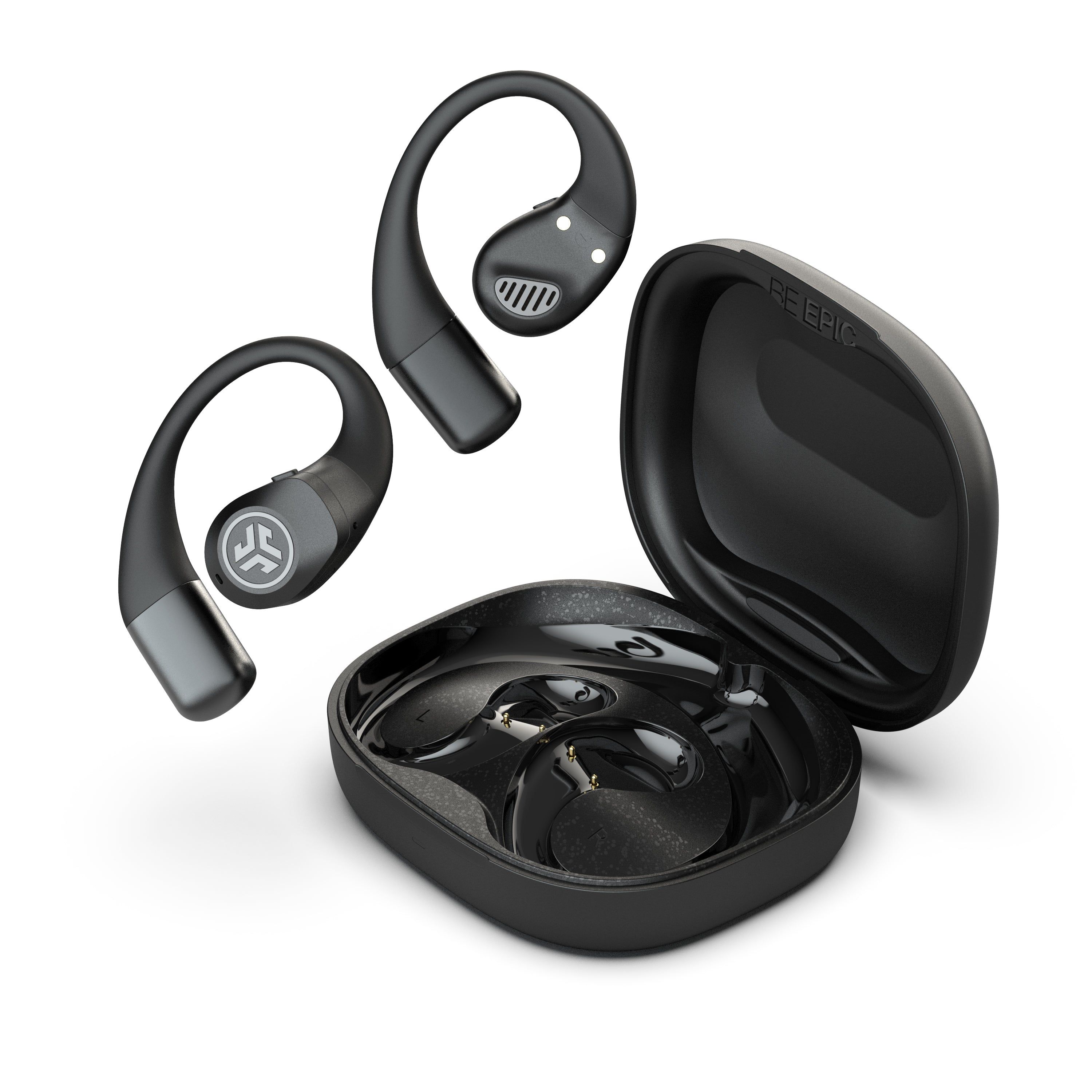 epic open sport air conduction wireless earbuds black