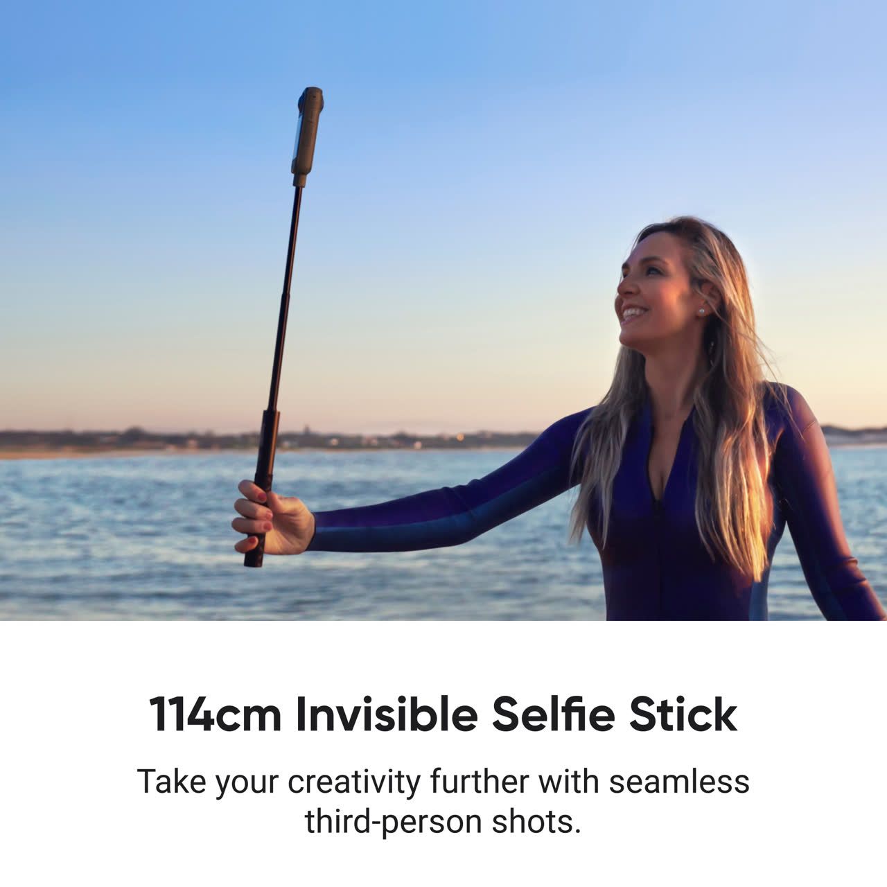 114cm Invisible Selfie Stick||114cm Invisible Selfie Stick