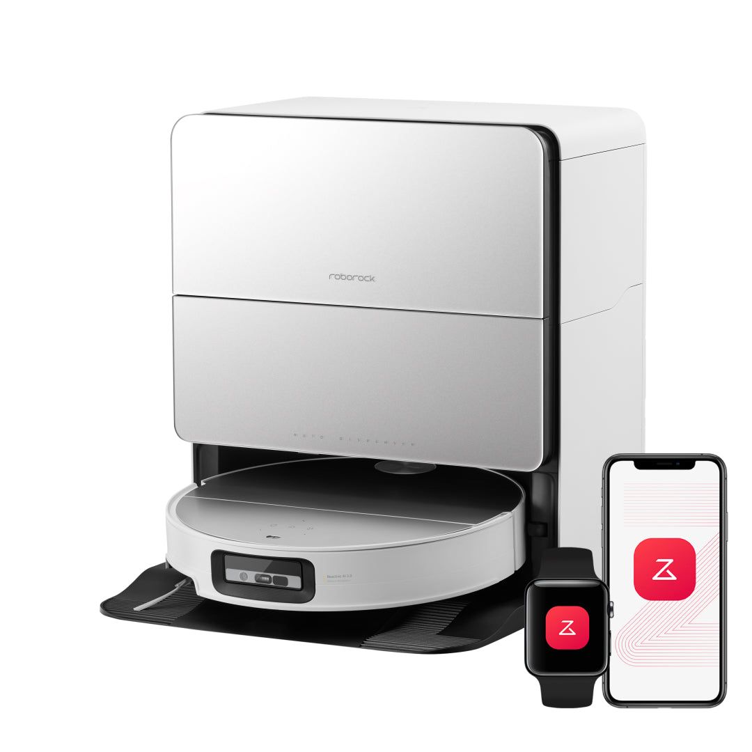 Roborock Saros 10 Robot Vacuum with Dual Anti-tangle System (Upgraded from S8 MaxV Ultra) | White