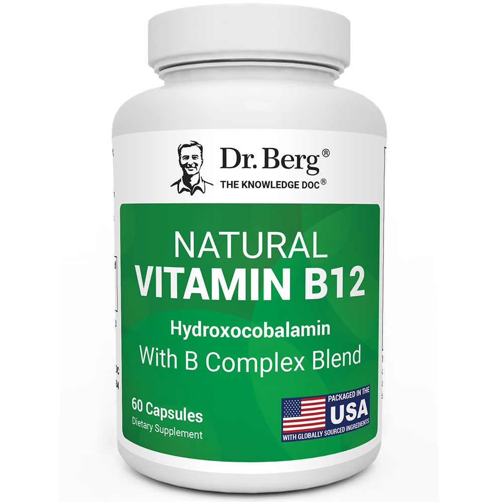 natural vitamin b12 &ndash; hydroxocobalamin with b complex blend