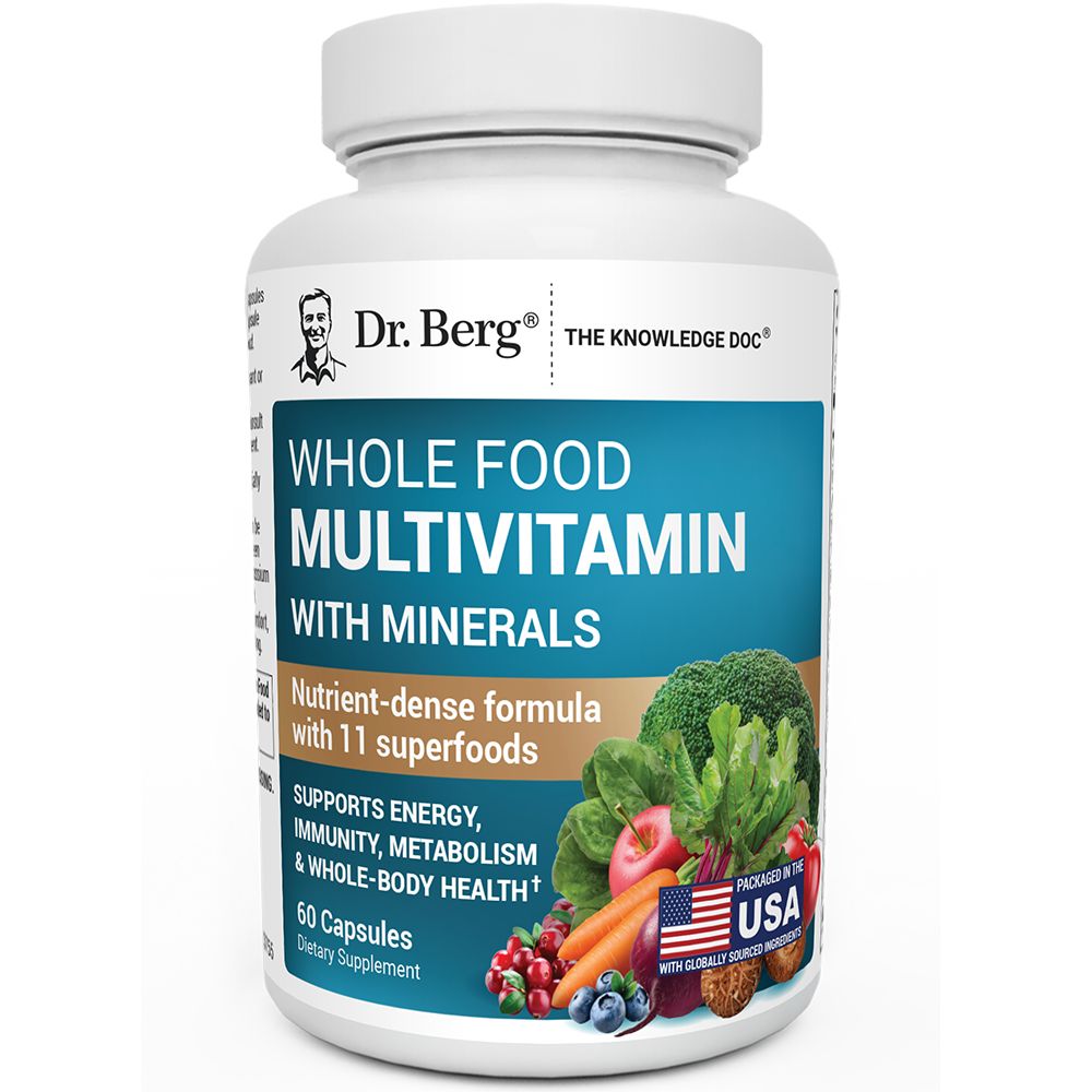 whole food multivitamin with minerals &ndash; 60 capsules