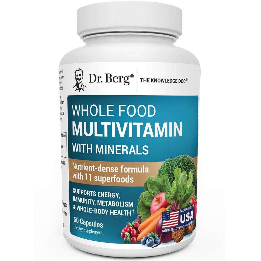 whole food multivitamin with minerals &ndash; 60 capsules