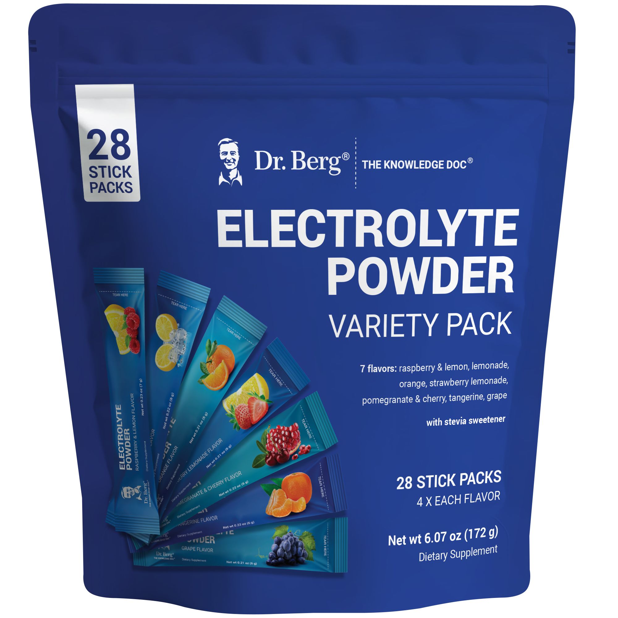 electrolyte powder total hydration variety pack &ndash; 28 stick packs